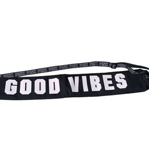 Victoria's Secret VS PINK‎ Sling Cooler Bag White Black  Adjustable Strap Sling